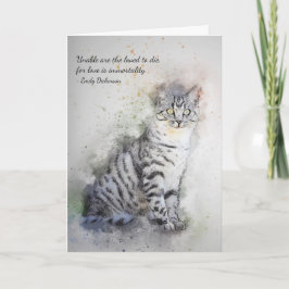 Förlust av bröstkorgen (Tabby) Anpassningsbar Symp Kort
