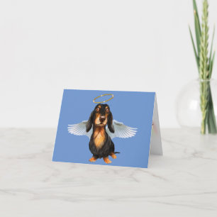 FÖRLUST AV DACHSHUND SYMPATHY-KORT KORT