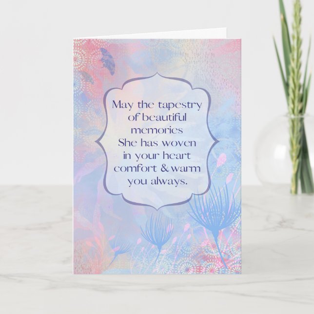 Förlust av en syster - Förlust av en syster Kort (Framsida)