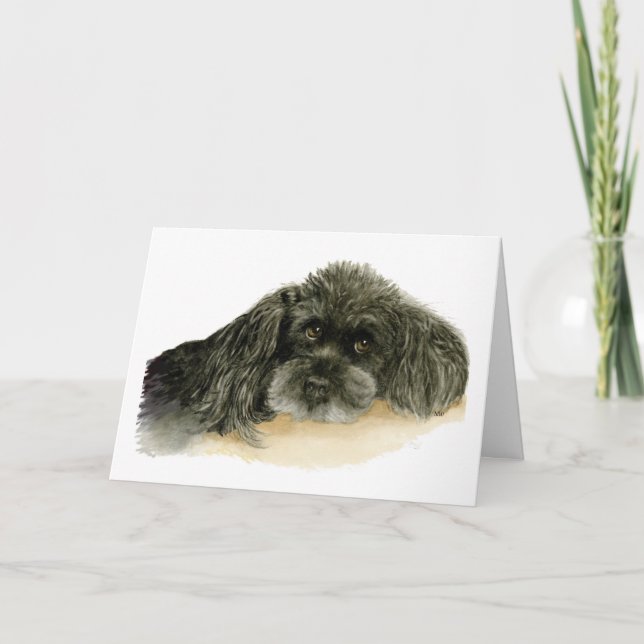 Förlust av ett Hund Sympathy Card Kort (Framsida)