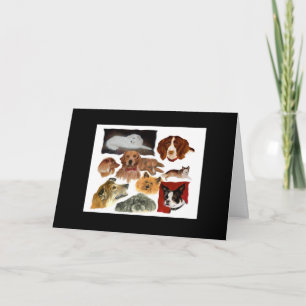 Förlust av ett Pet Hund Sympathy Card Kort