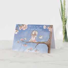 Förlust av flickkattsympati, vattenfärgsinstruktio kort