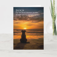 Förlust av Hund Pet Sympathy Beach Theme Silhouett