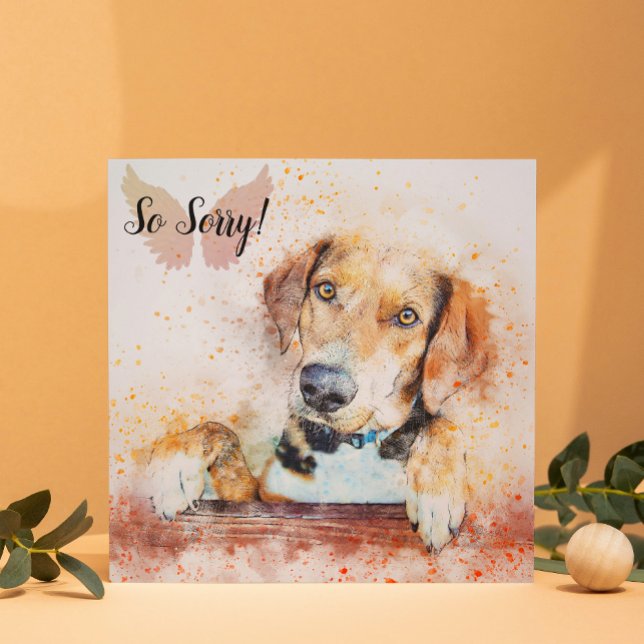 Förlust av husdjur  Hundkort Kort (Skapare uppladdad)