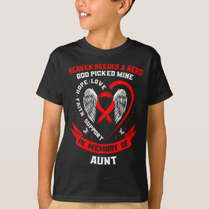 Förlust Av Kära Moster Medvetenhet Om Hjärtsjukdom T Shirt