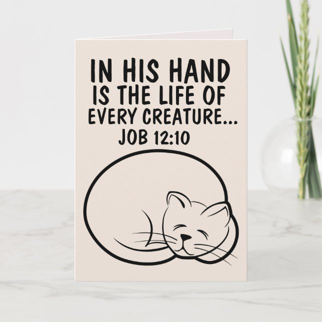 FÖRLUST AV KATSYMPATRIKONDOLENSER PET-KARTOR KORT (Framsida)