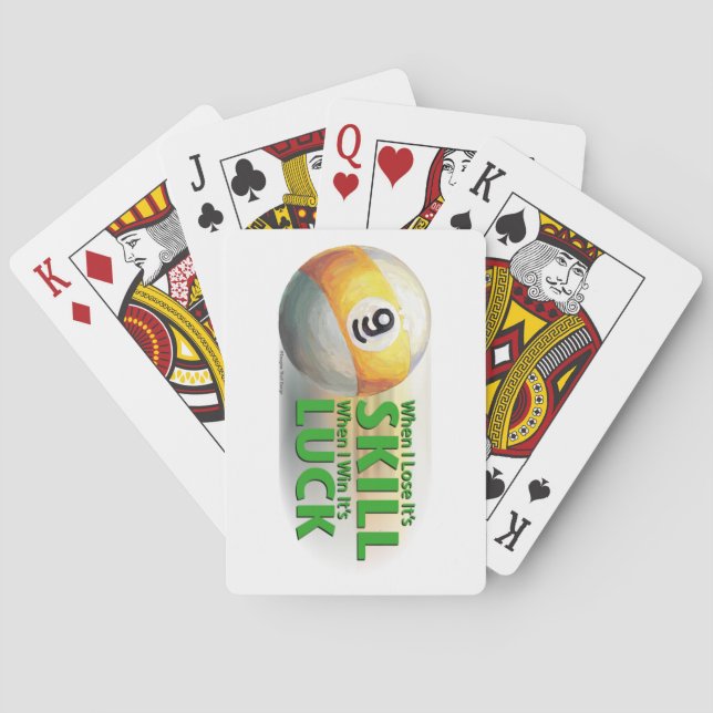 Förlust av kunskap Win Tur 9 Boll Kortlek (Baksidan)