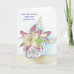 Förlust av Mamma Sympathy Card Kort