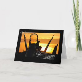 Förlust av militär pilotsympati Solnedgång Flygpla Kort