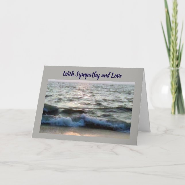 ***FÖRLUST AV MOR*** KÄRLEK OCH SYMPATI KORT (Framsida)