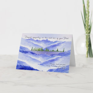 Förlust av Pappa Sympathy Card, Sympathy Card Kort