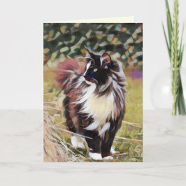 Förlust av Pet Cat Marge Piercy Quote Anpassningsb Kort