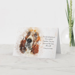 Förlust av sällskapsdjur Hund (Basset Hound) Anpas Kort