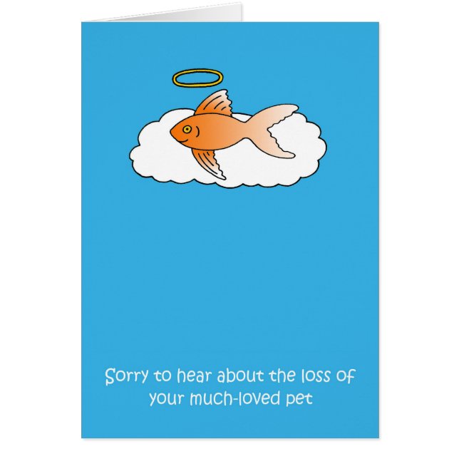 Förlust av sympati hos sällskapsdjur hälsningskort (Framsidan)