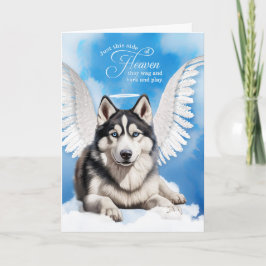 Förlust av sympati hos Siberian husky Pet Sympathy Kort