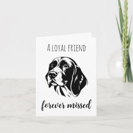 Förlust av sympatikort för hund kort