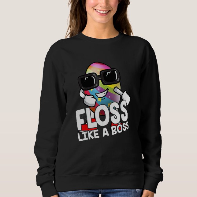 Förlust som en Chef-solglasögon Äggblommande Påsk  T Shirt (Framsida)