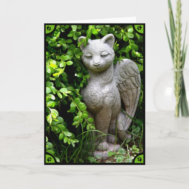 "Förlust sympatikort av för en katt" Kort (Framsida)