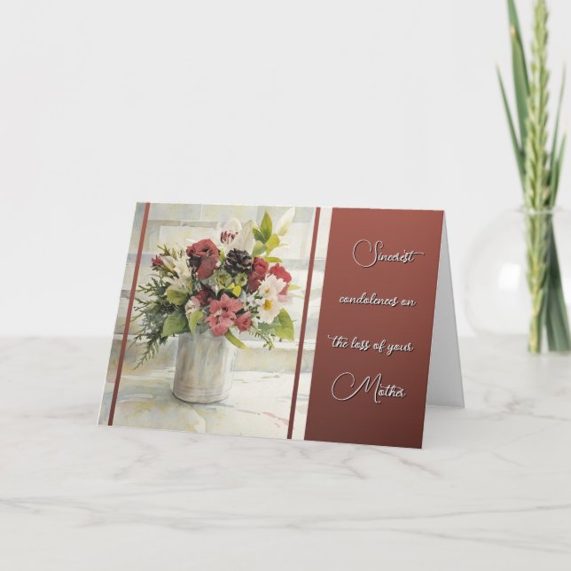 Förlusten av din mamma kort (Framsida)