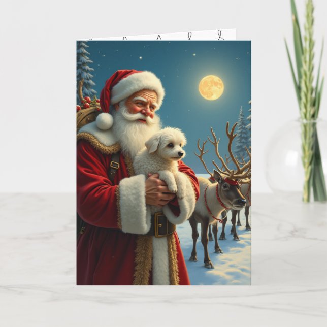 Förlusten av ett husdjur på julen inbjudan (Framsida)