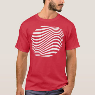 form för geometrisk linjer t shirt