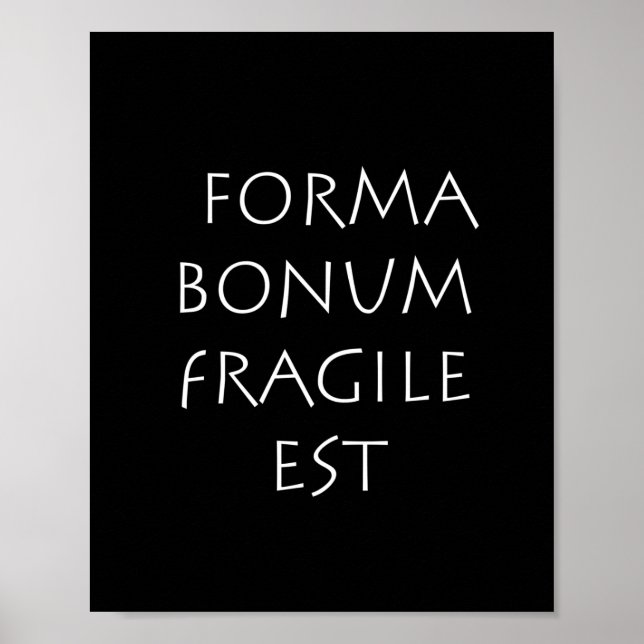 Forma bonum fragest poster (Framsidan)