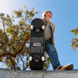 FORMA DIN KROPP MINI SKATEBOARD BRÄDA 18,5 CM
