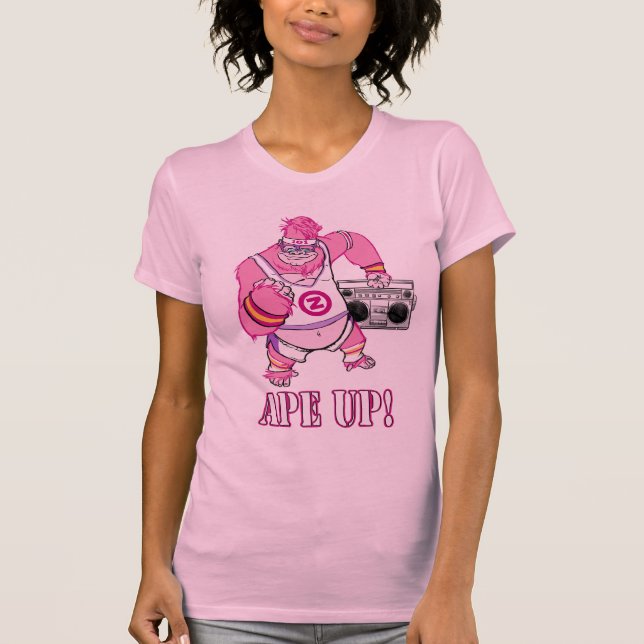 forma UPP! Rosa gorillaT-tröja för ZOMG Tee Shirt (Framsida)
