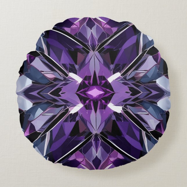 Formación de cristal geométrico rund kudde (Framsidan)