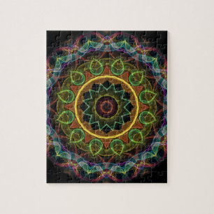 formade löv för spirograph ägg pussel