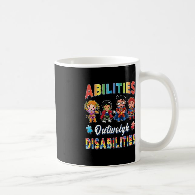 Förmåga att öka medvetenheten om funktionshinder kaffemugg (Höger)
