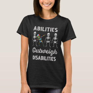Förmåga att väga upp funktionsnedsättningar autism t shirt