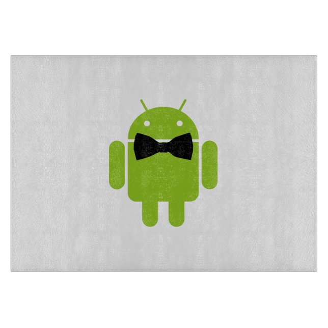 Formal Atire Grönt Android Robot (Framsidan)