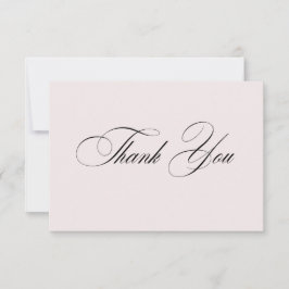 Formal Elegant Thank You Card Tack Kort