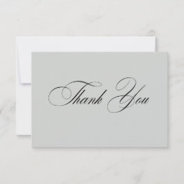 Formal Elegant Thank You Card Tack Kort