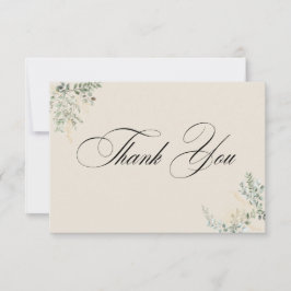 Formal Elegant Thank You Card Tack Kort