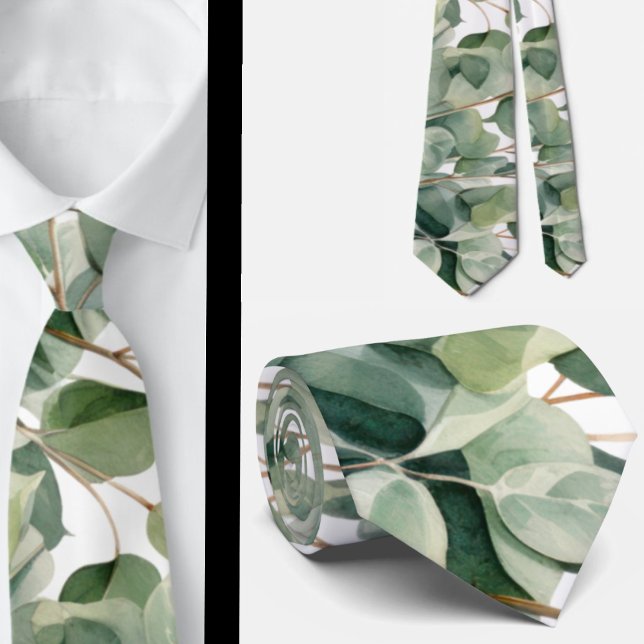 Formal Eucalyptus Neck Ties | Simple and Classic Slips (Skapare uppladdad)
