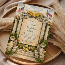 Formal Military Graduation Celebration