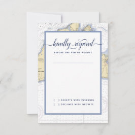 Formal Nautical Bröllop Martha's Vineyard OSA Kort