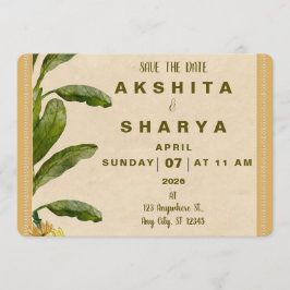 Formal Traditional Wedding Save the Date  Spara Datumet