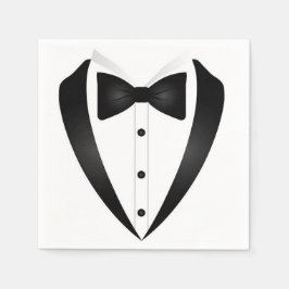 Formal Tuxedo Cocktail Pappersservett