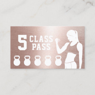 Förmånen för Fitness 5-klass i Ro Guld Lojalitetskort