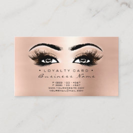 Förmånskort 6 Beauty Salon Lash Makeup Ro Lojalitetskort