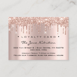 Förmånskort 6 Slår Örter för näringsintag Lojalitetskort