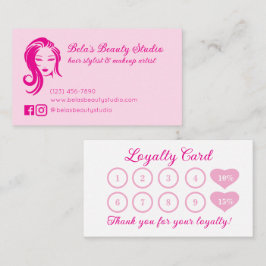 Förmånskort för all Rosa Anpassningsbar Visitkort