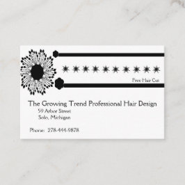 Förmånskort för hårdesigner visitkort