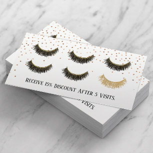 Förmånskort   Lash Makeup Artist Eyelash Lojalitetskort