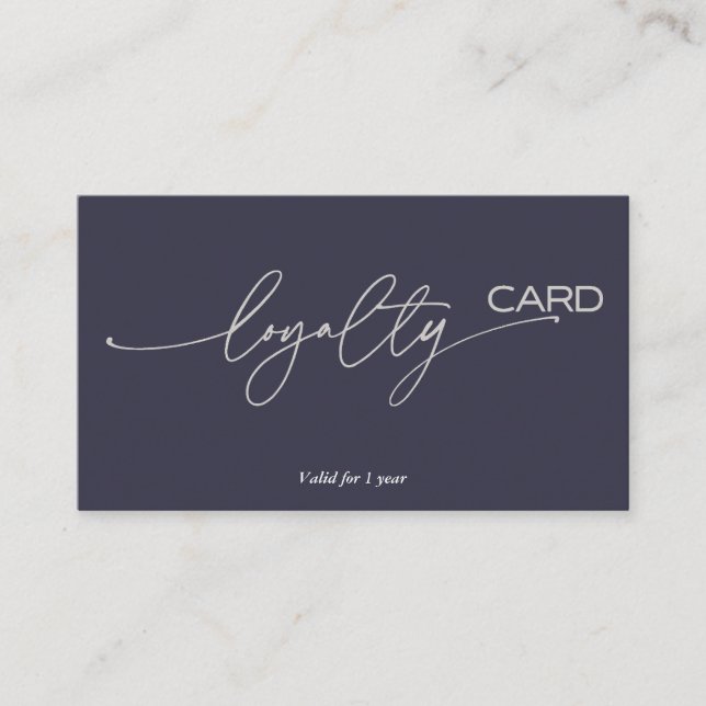 Förmånskortsstrategi för kundkvarhållning visitkort (Framsida)