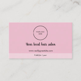 Förmånskortsstrategi för kundkvarhållning visitkort