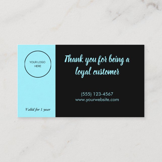 Förmånskortsstrategi för kundkvarhållning visitkort (Baksida)